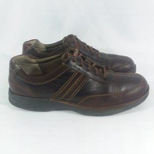 Clarks 'Slone' Brown Leather Oxford Shoes 13M